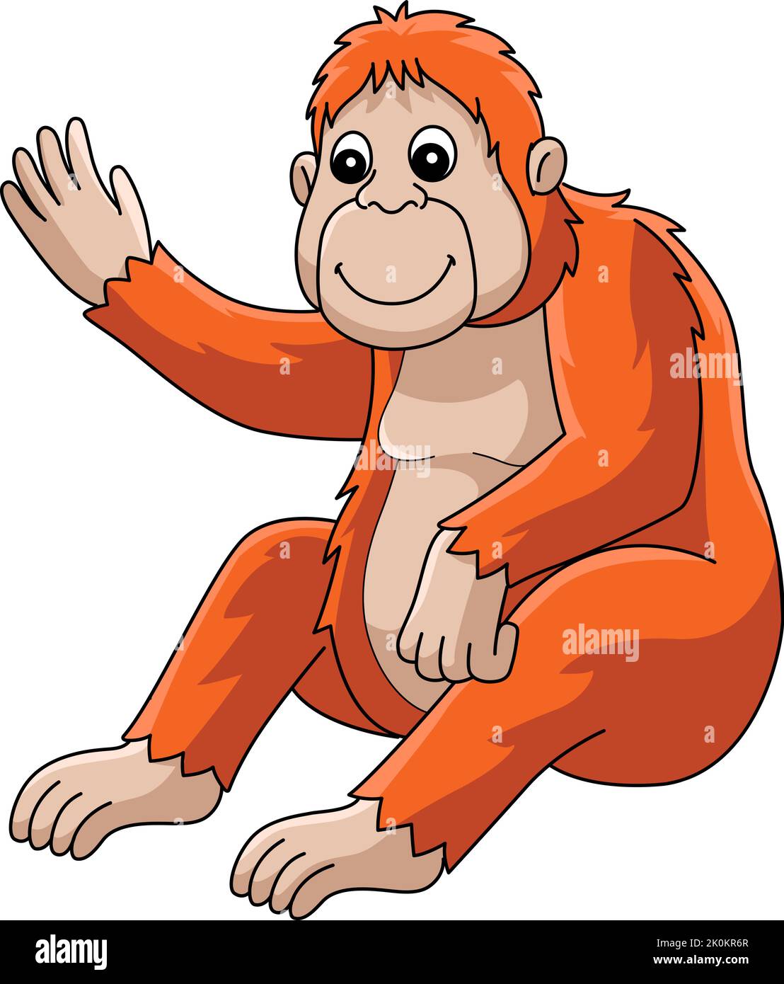 Orangutan cartoon hi-res stock photography and images - Alamy