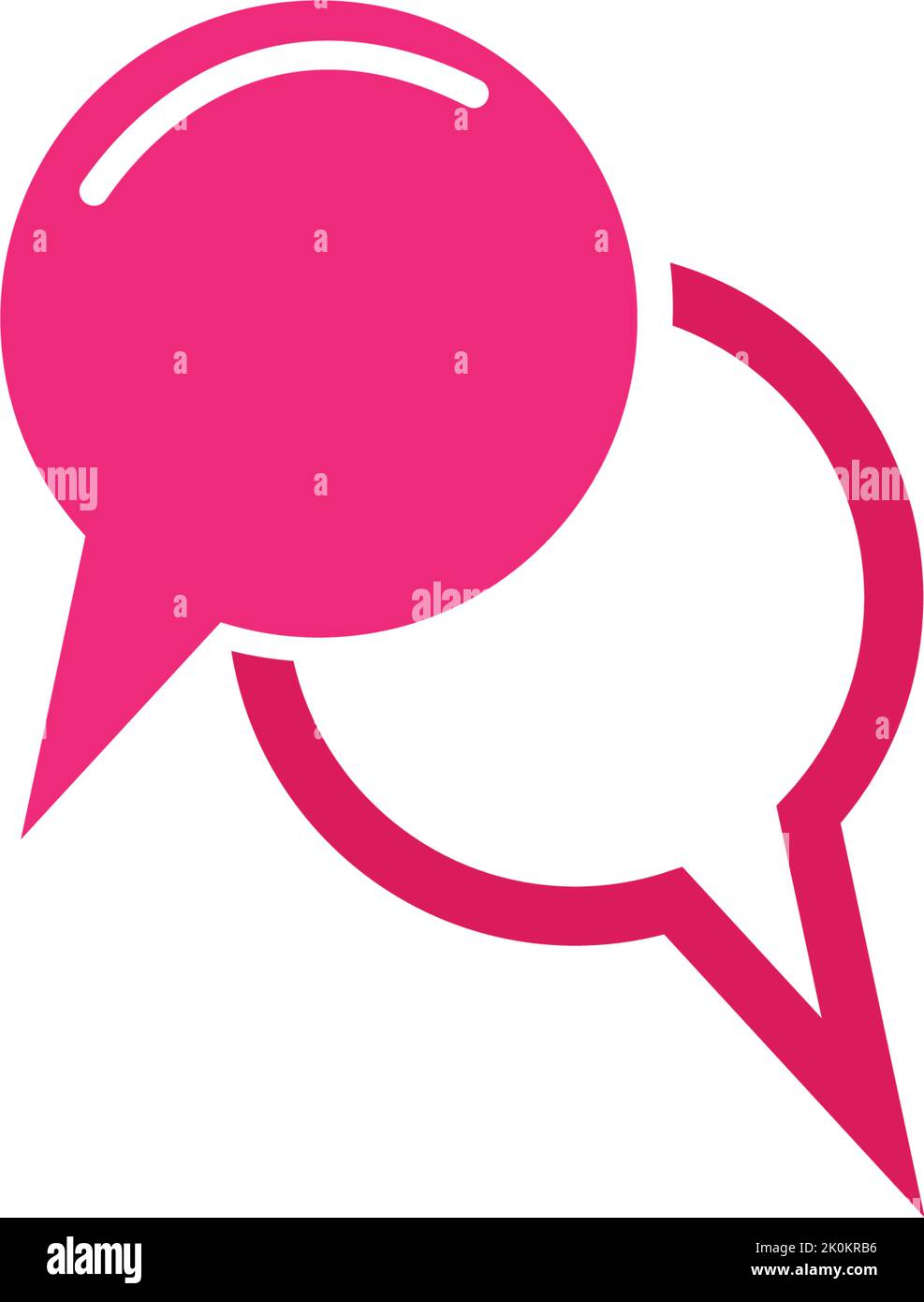 Bubble logo template vector icon illustration design Stock Vector