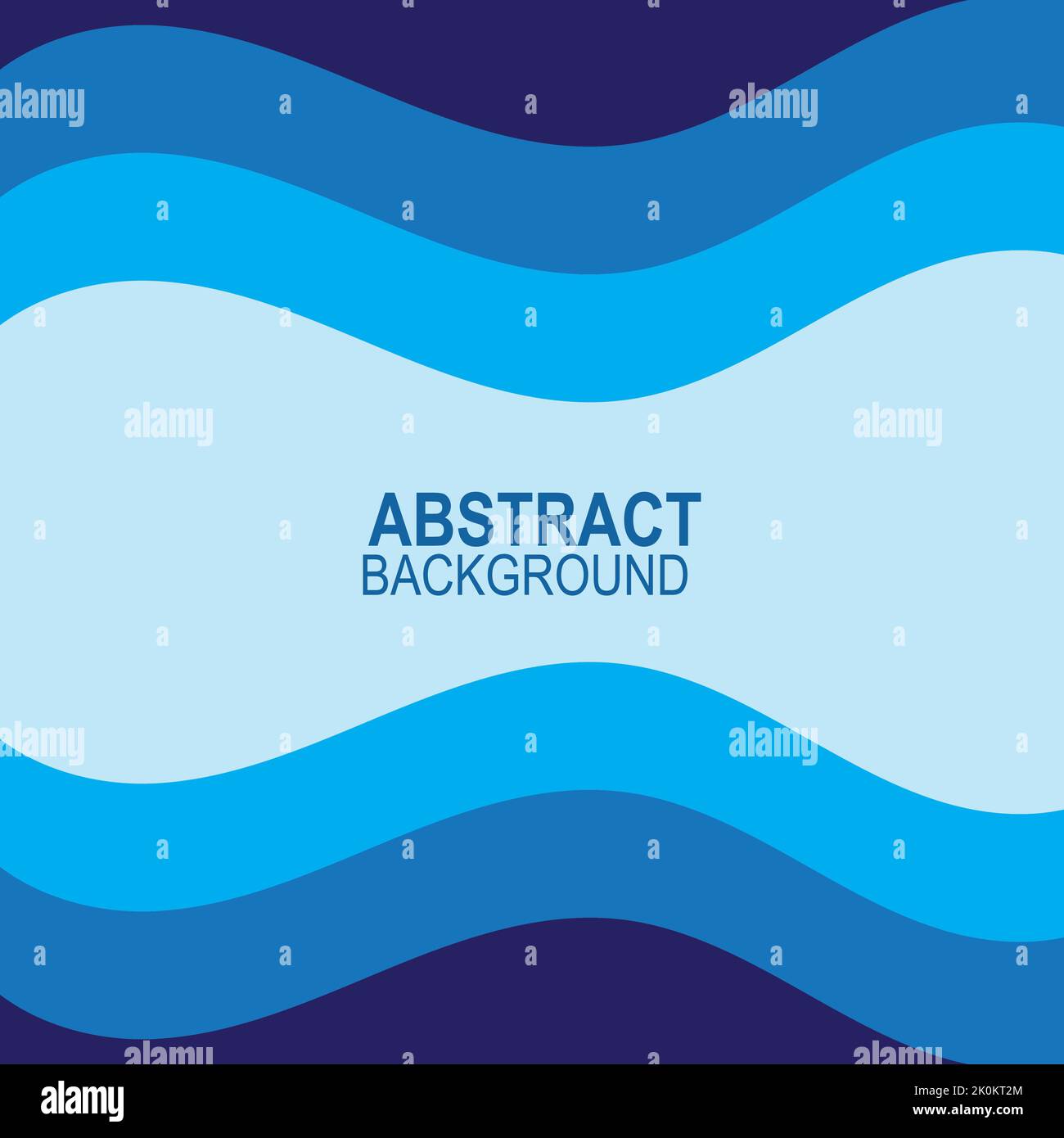 Blue wave vector abstract background flat design stock illustration ...