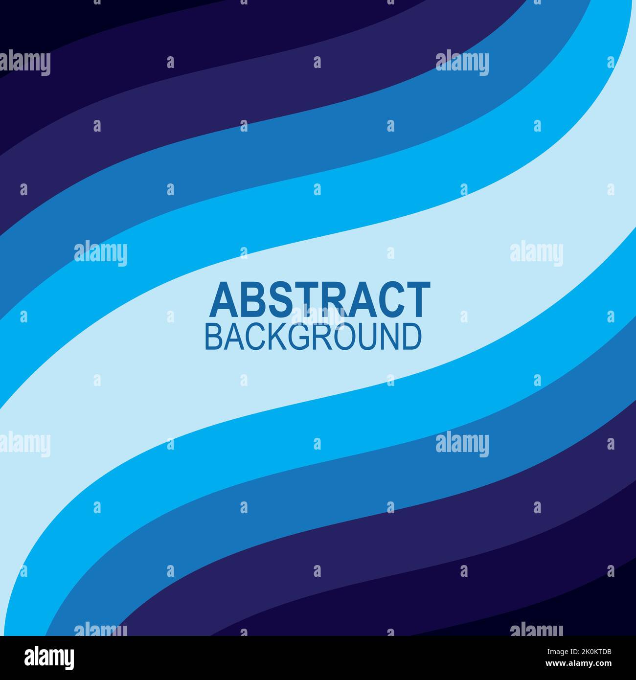 Blue wave vector abstract background flat design stock illustration ...