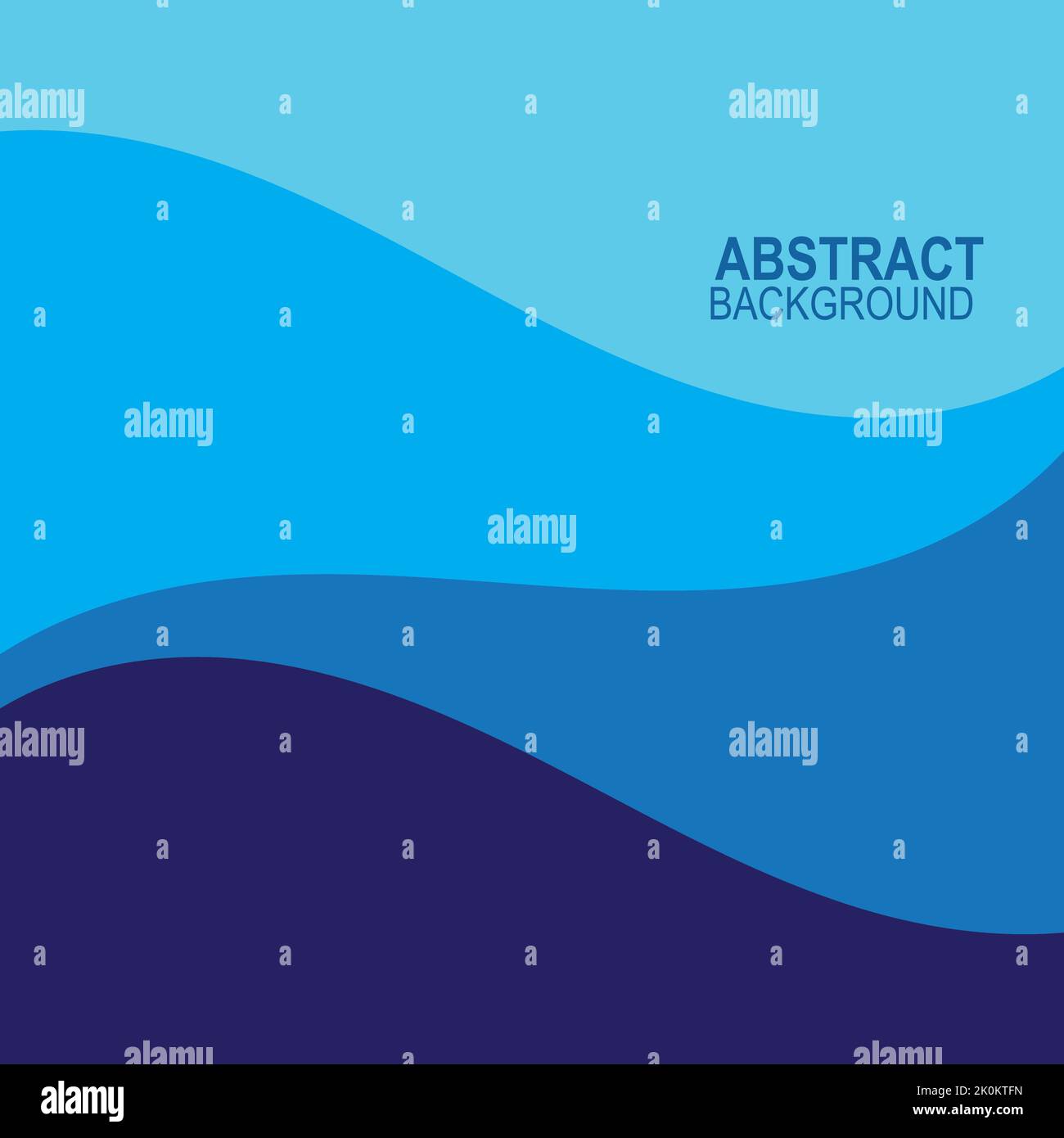 Blue wave vector abstract background flat design stock illustration ...