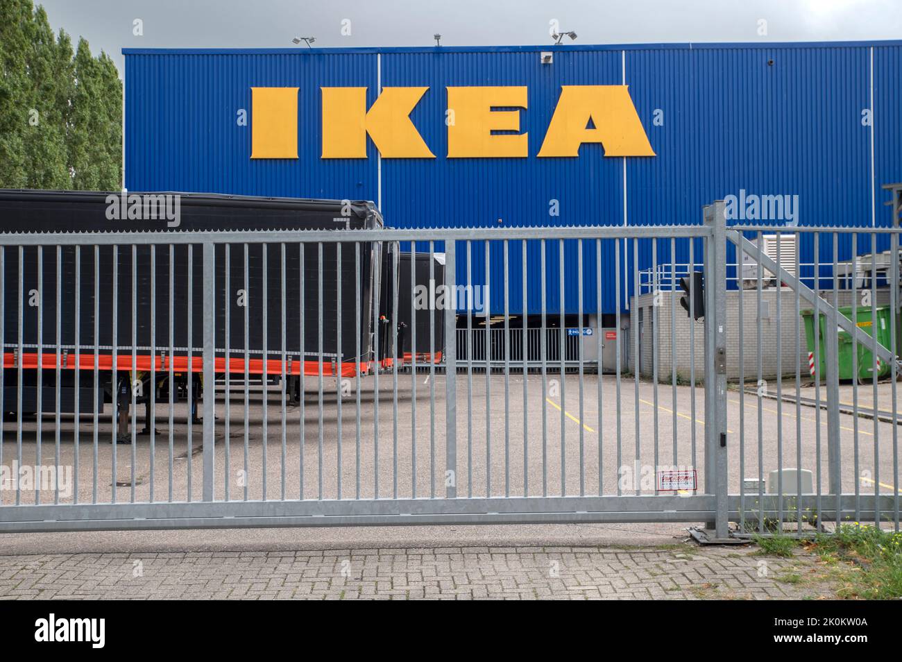 Gate At The Ikea Building At Amsterdam The Netherlands 992022 Stock