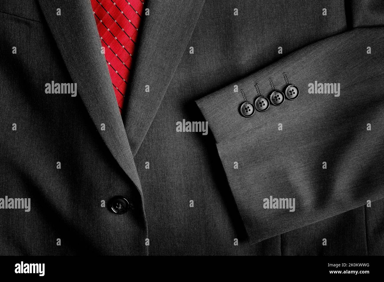 Business suit white shirt and red tie for formal wear fashion Stock ...
