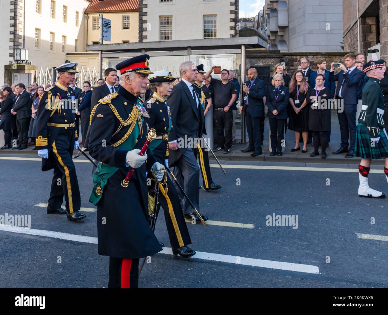 Royal Mile, Edinburgh, Scotland, UK, 12th September 2022. Queen