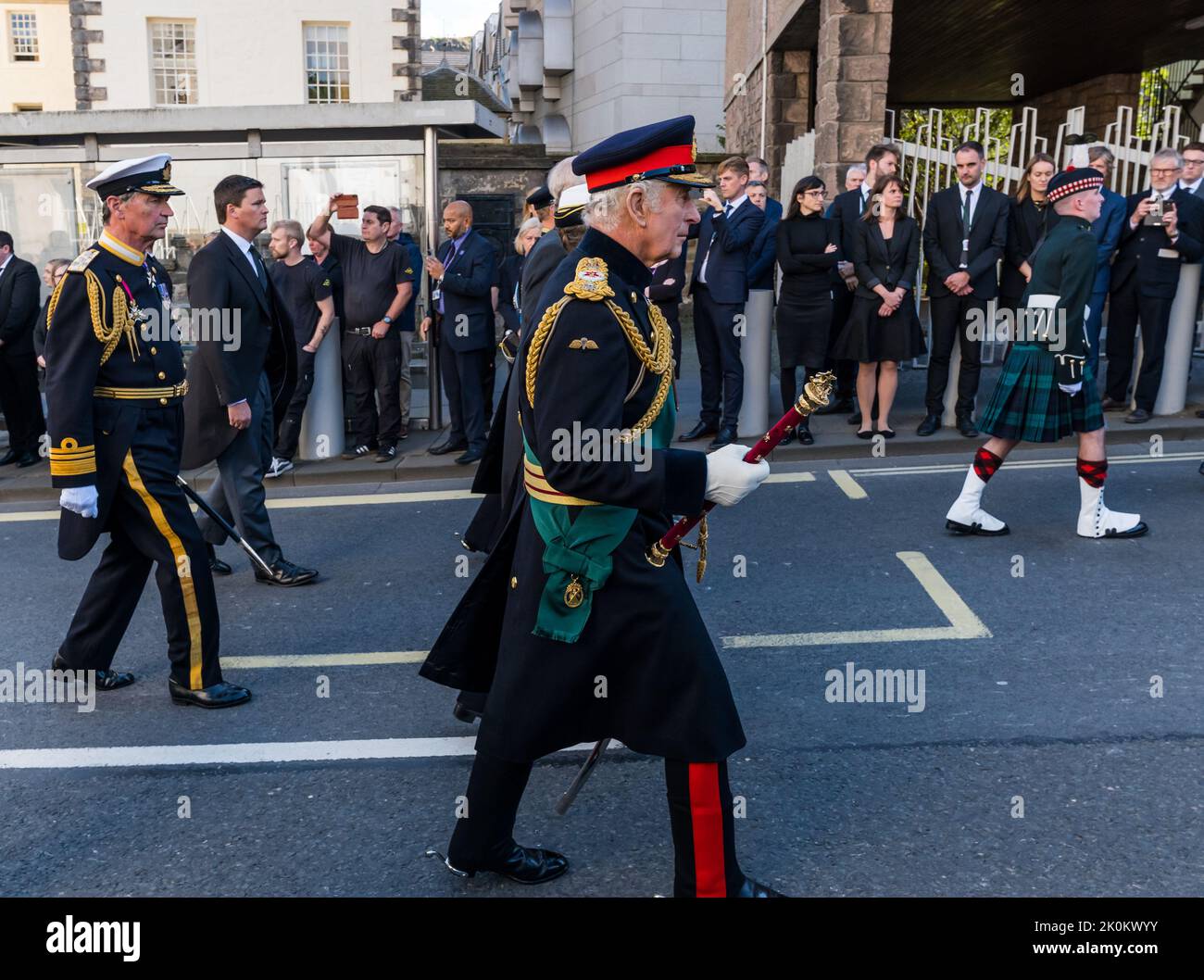 Royal Mile, Edinburgh, Scotland, UK, 12th September 2022. Queen