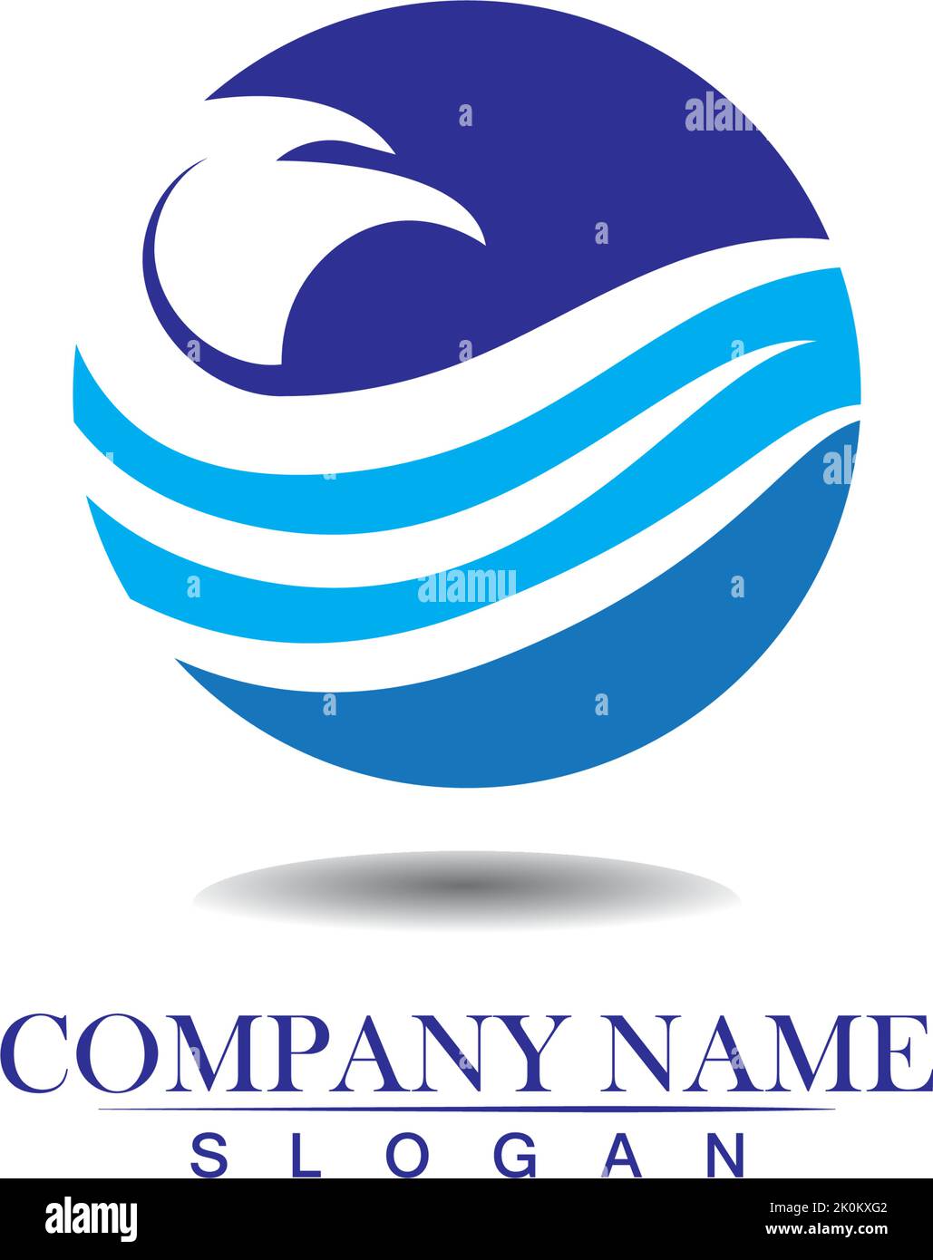 Falcon Wing Logo Template vector icon design Stock Vector