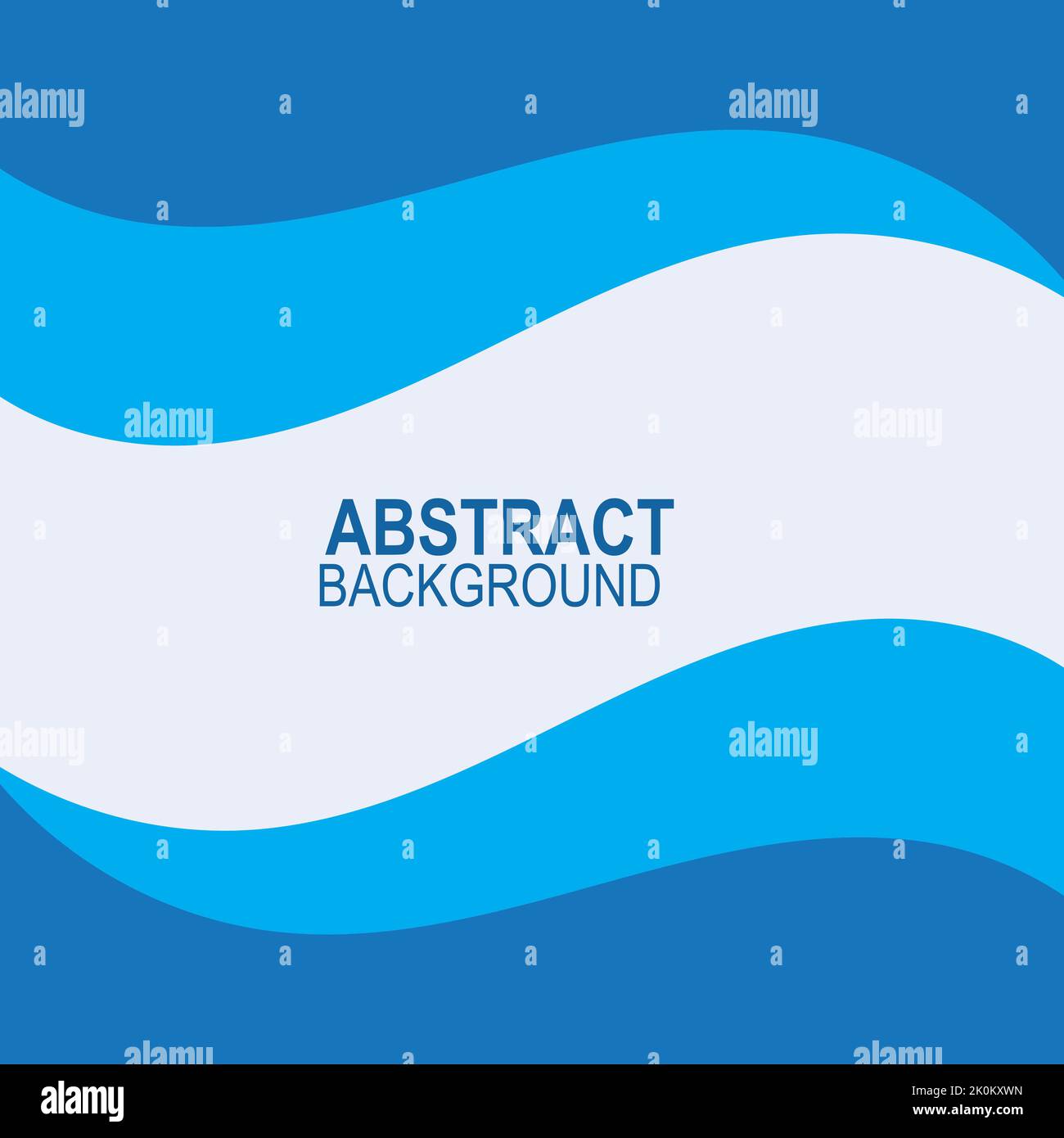 Blue wave vector abstract background flat design stock illustration ...