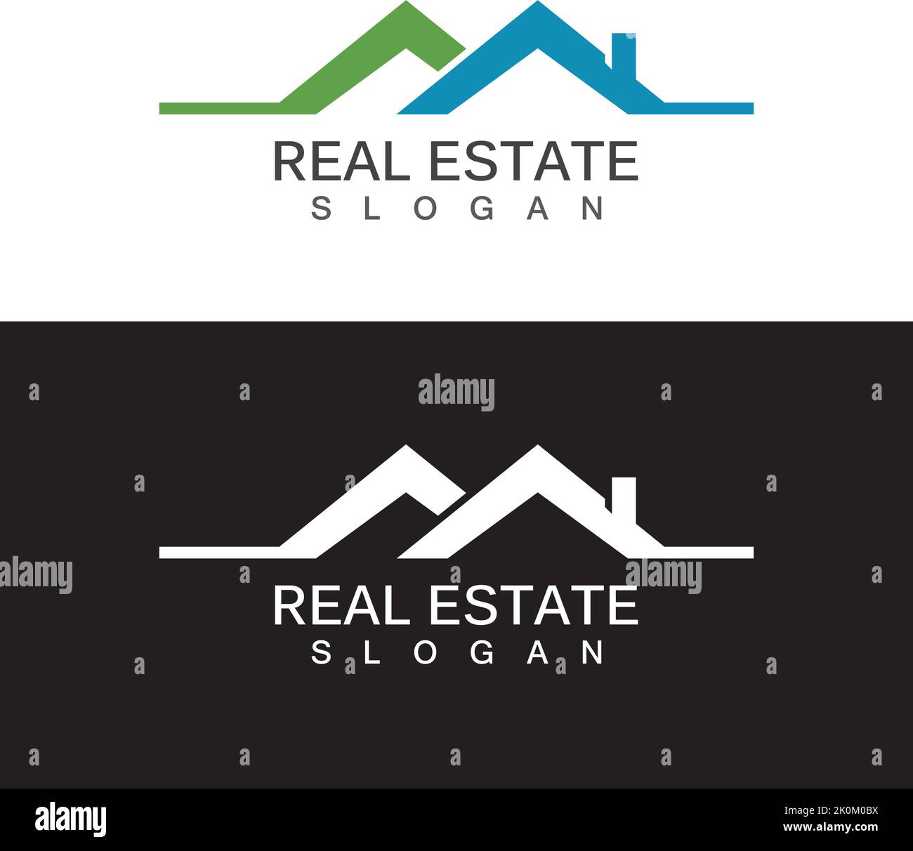 Real Estate Logo design template. Roofing logo vector Stock Vector ...