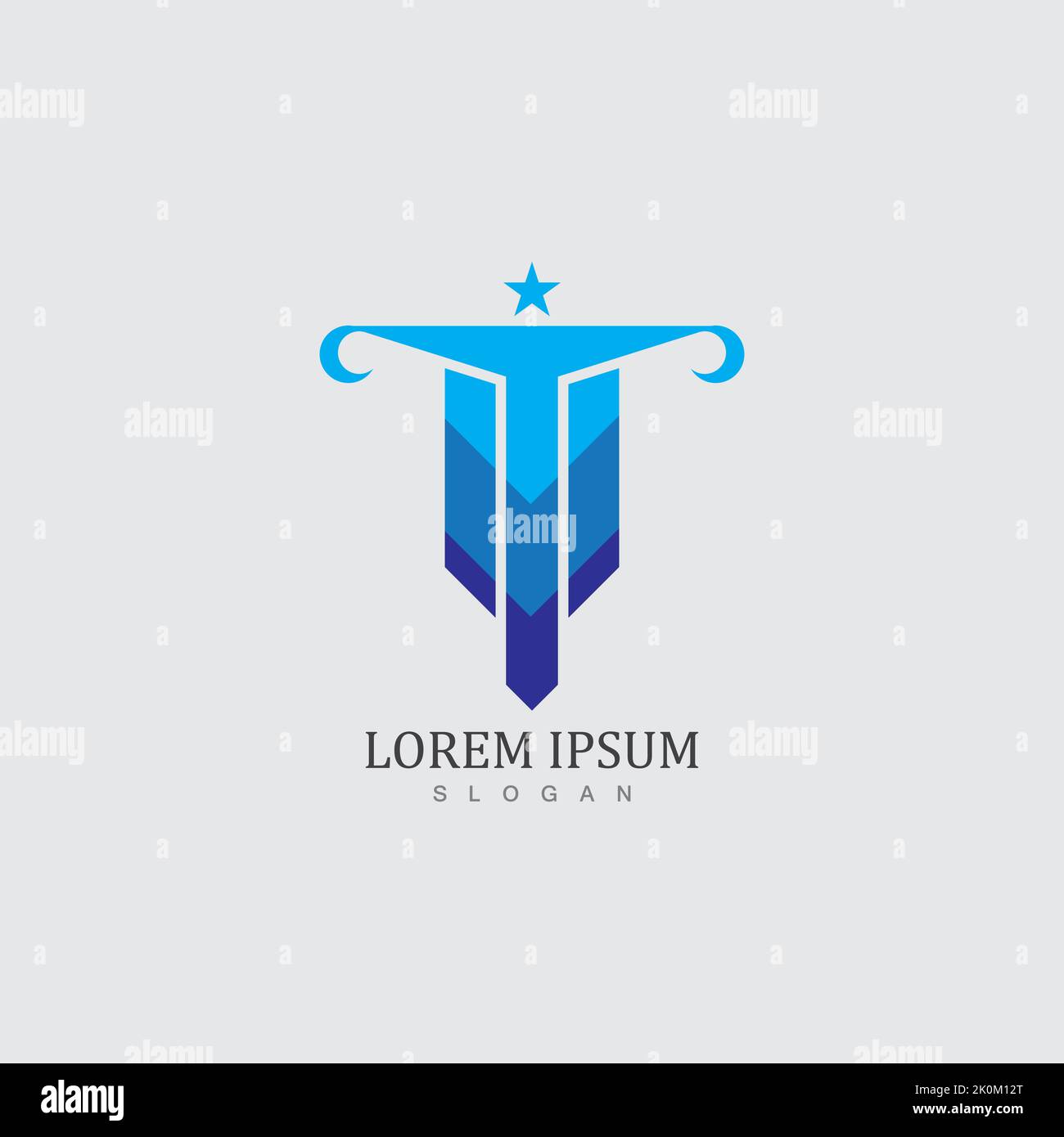 Column Logo and symbol Template vector illustration design Stock Vector