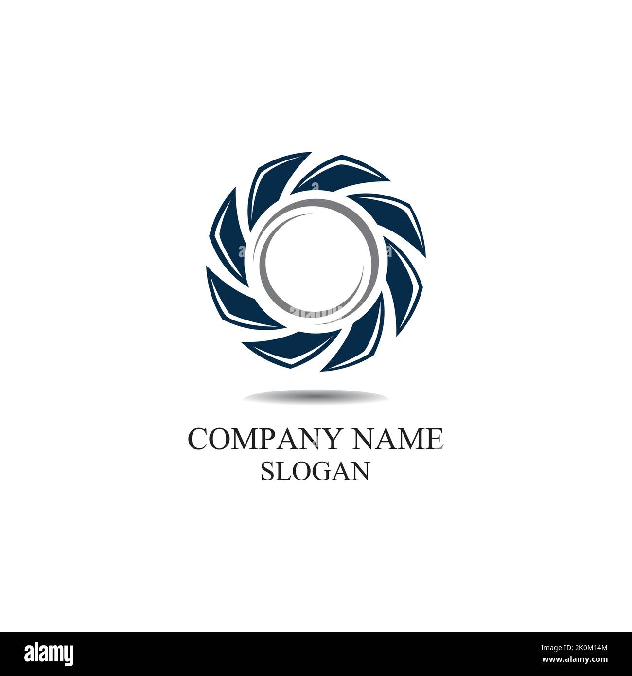 Vortex circle logo and symbols template icons app Stock Vector Image ...