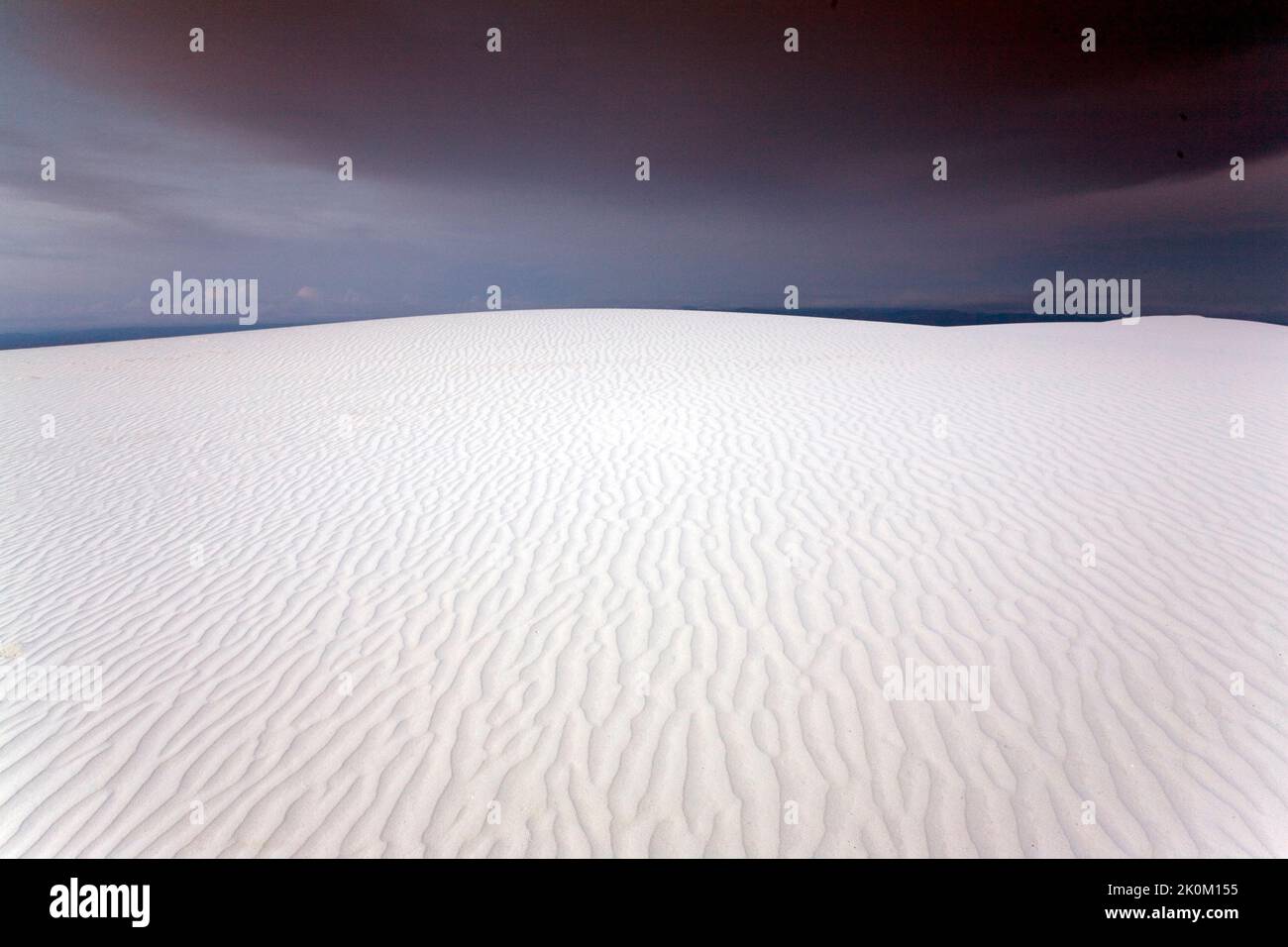 White Sands National Monument in New Mexico Stock Photo