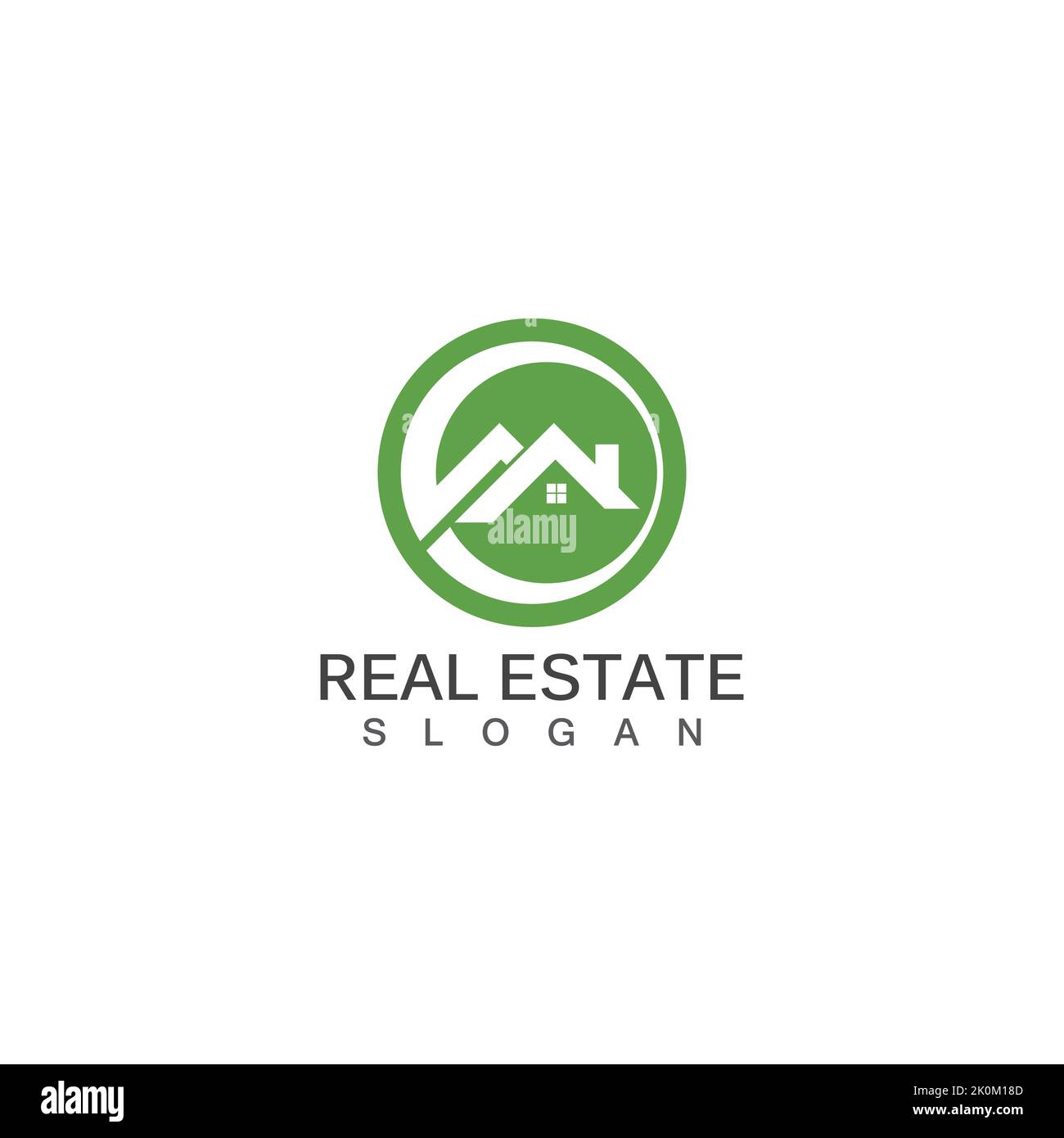 Real Estate Logo design template. Roofing logo vector Stock Vector ...