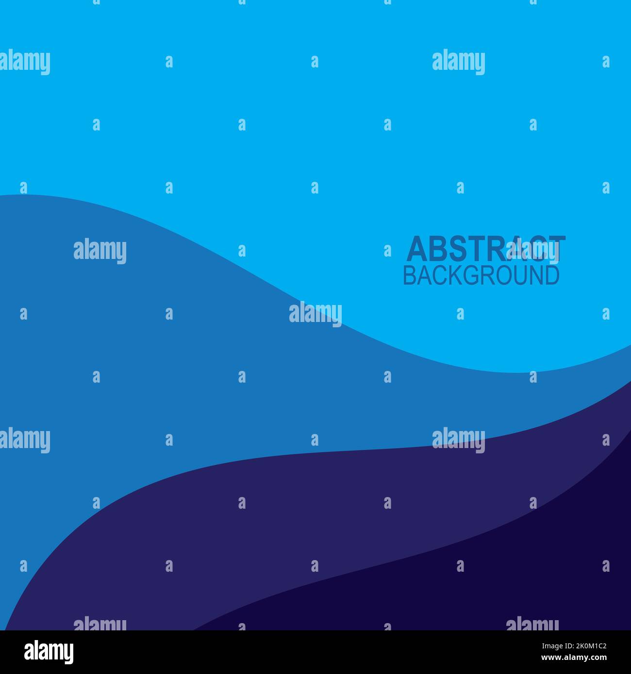 Blue wave vector abstract background flat design stock illustration ...
