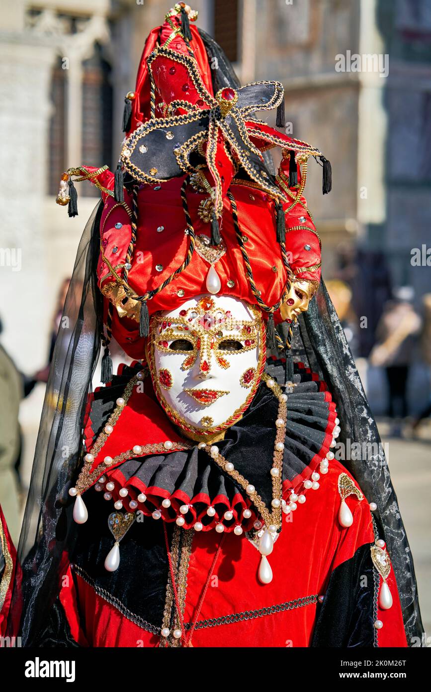 Venice Italy. The Carnival Stock Photo