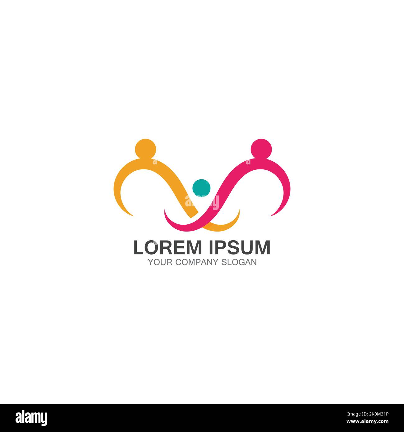 Community, network and social logo design template vector Stock Vector ...