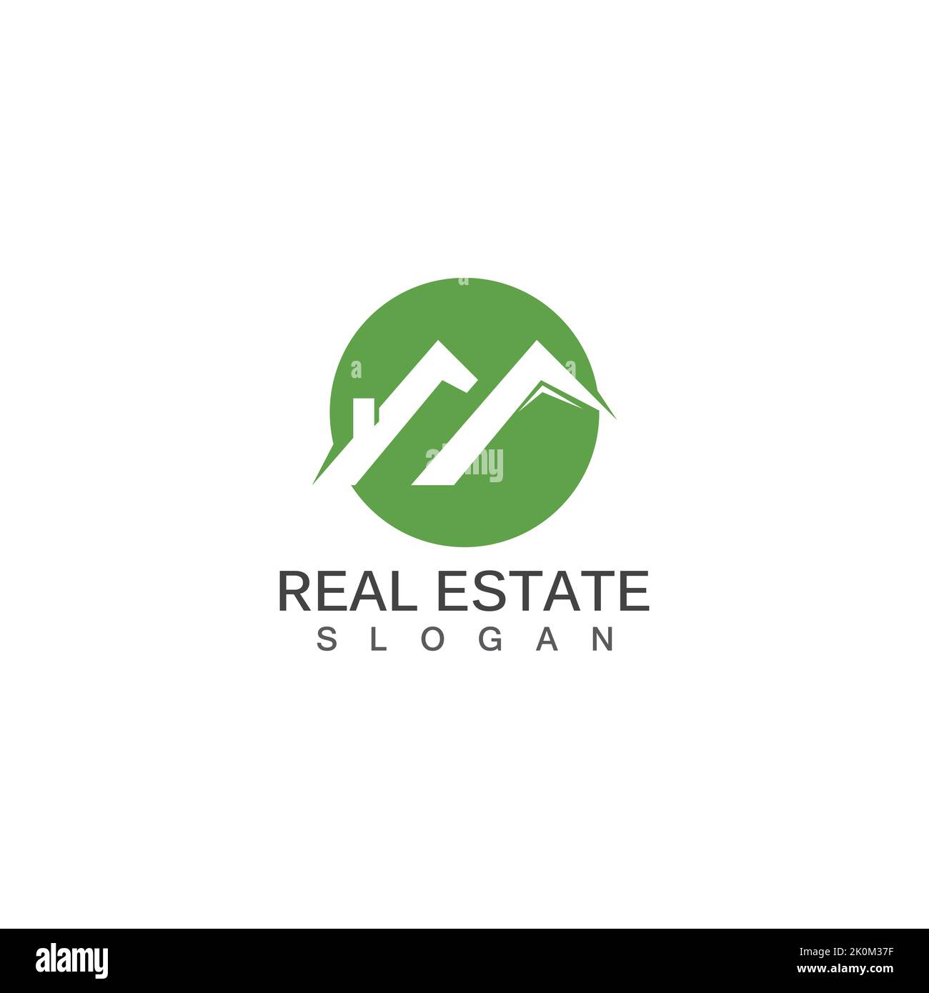 Real Estate Logo design template. Roofing logo vector Stock Vector ...