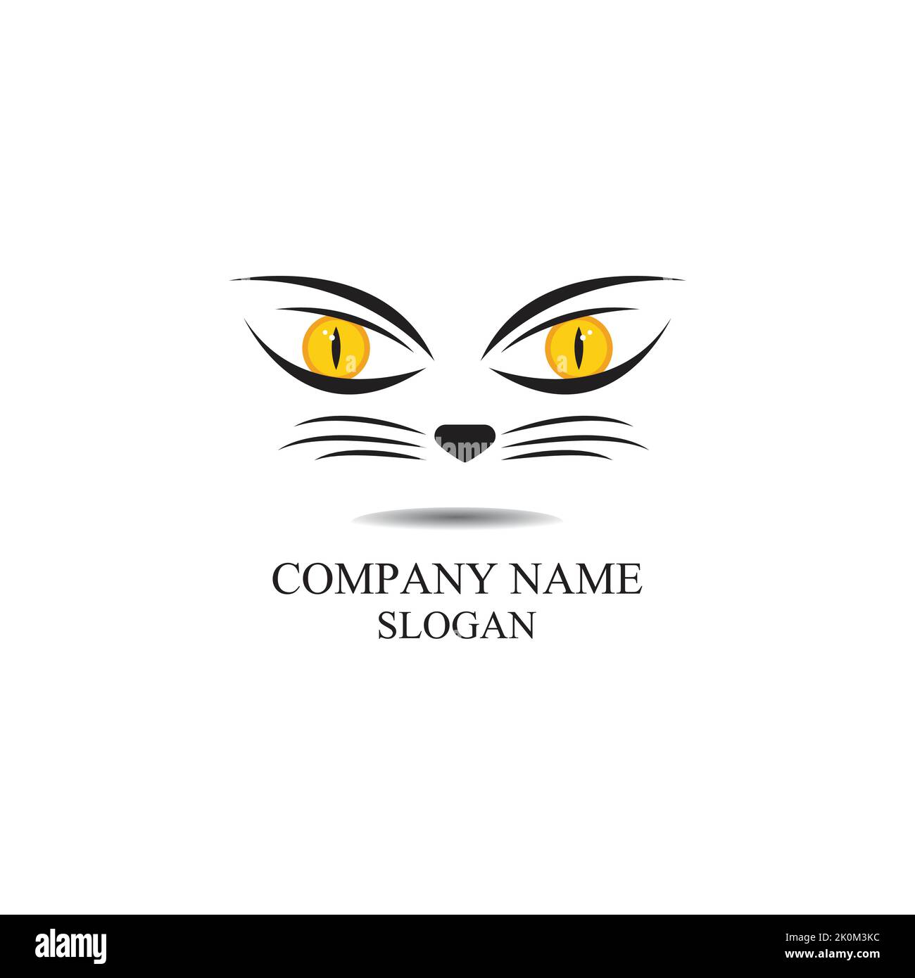 cat eye logo design icon Stock Vector Image & Art Alamy