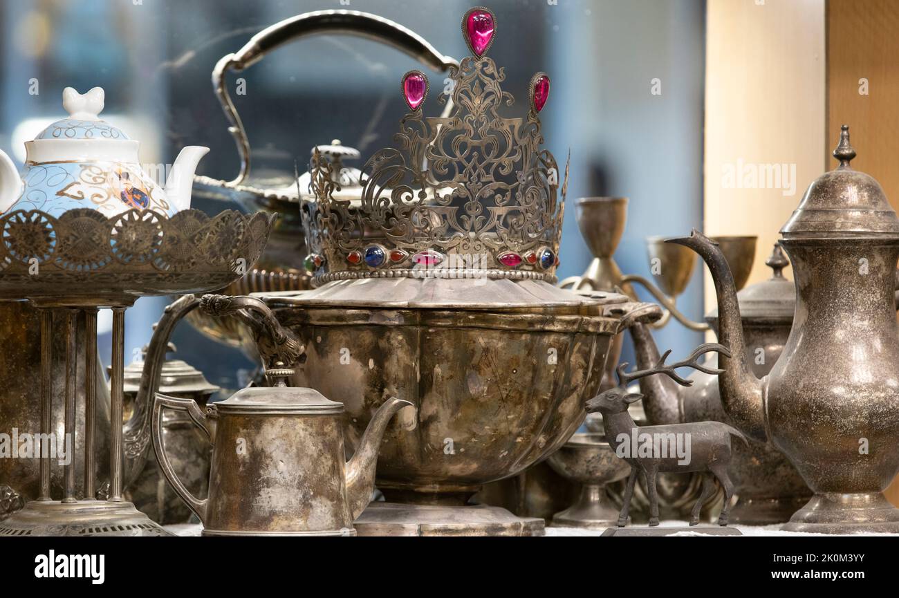 Antique Middle East hand craft bowl with Arabic / Turkish / Persian