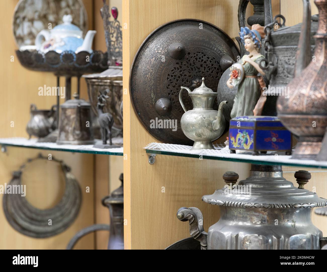 Antique Middle East hand craft bowl with Arabic / Turkish / Persian