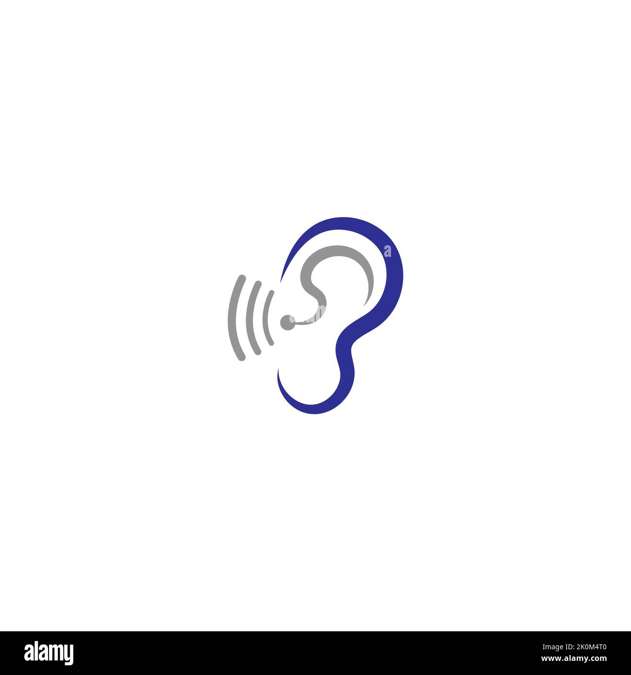 Ear Hearing Logo Icon Vector Stock Vector