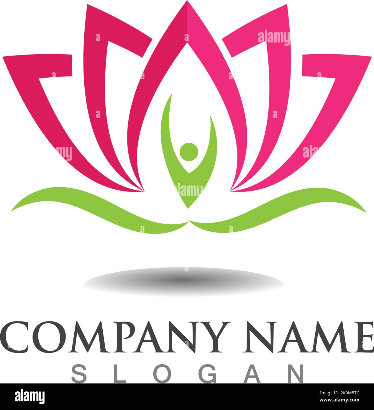 Beauty Vector lotus flowers design logo Template icon Stock Vector ...