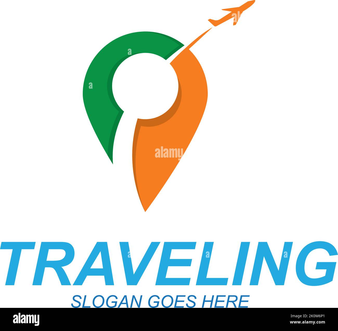 Air Travel logo vector icon design template-vector Stock Vector