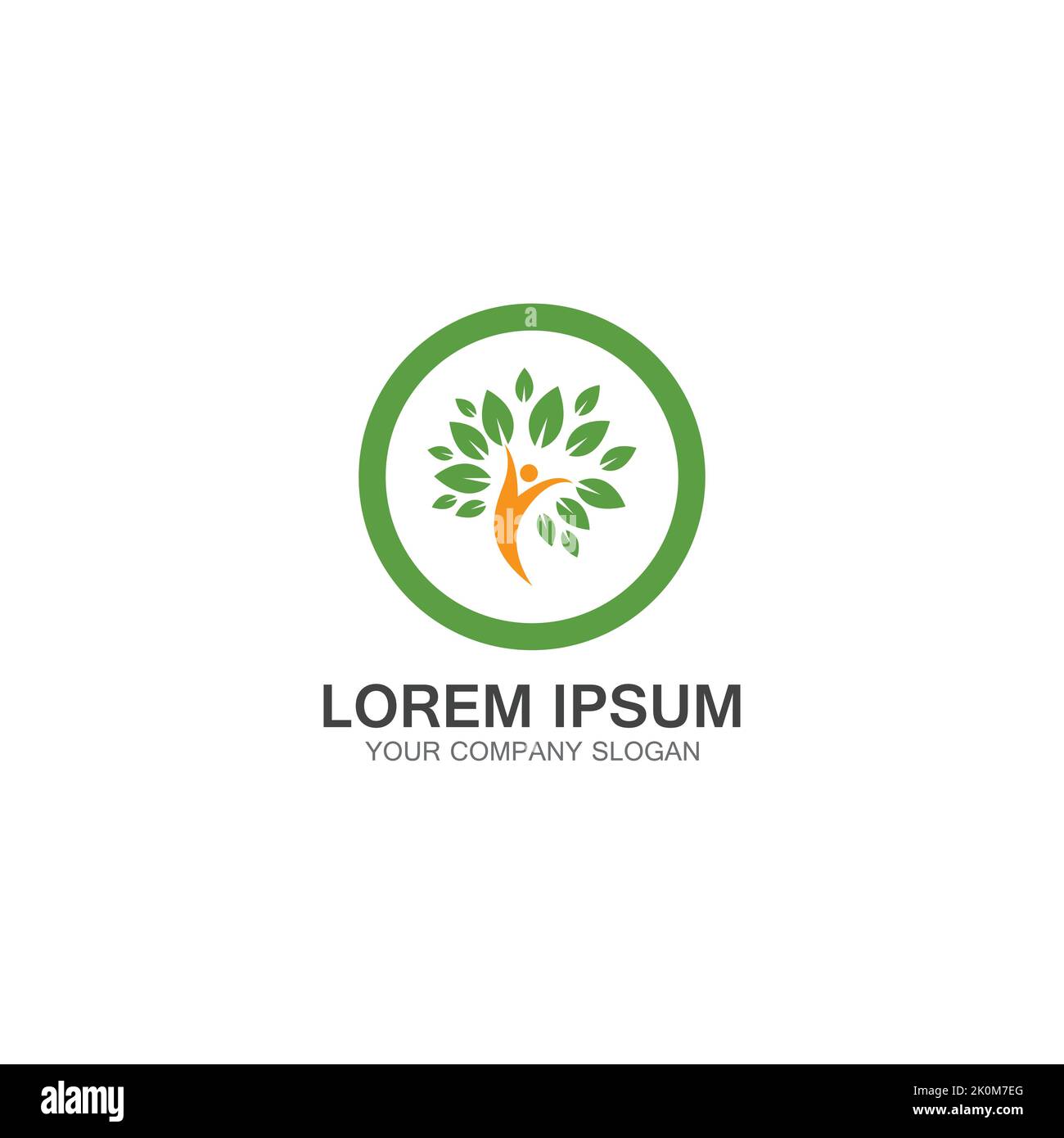 People Tree Logo Template Design Vector Stock Vector