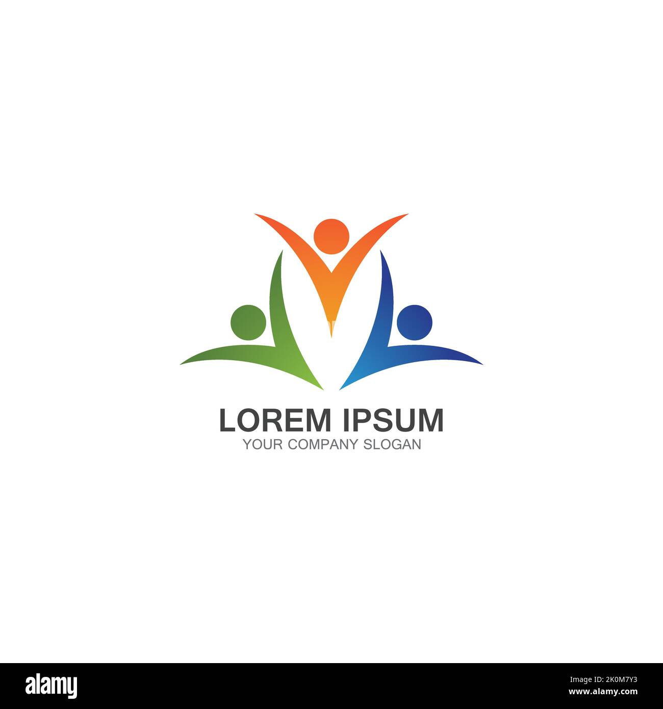 Community, network and social logo design template vector Stock Vector ...