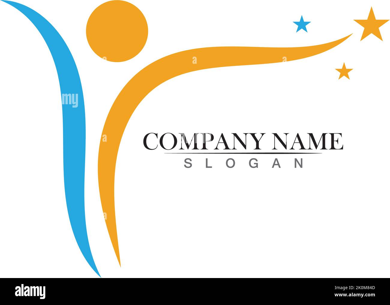 Success people logo design icon Stock Vector