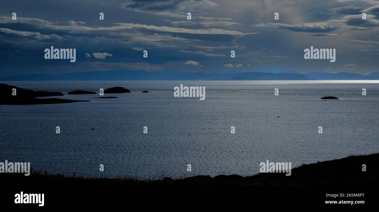 Seascape on the Scottish Hebridean Island of COLL Stock Photo