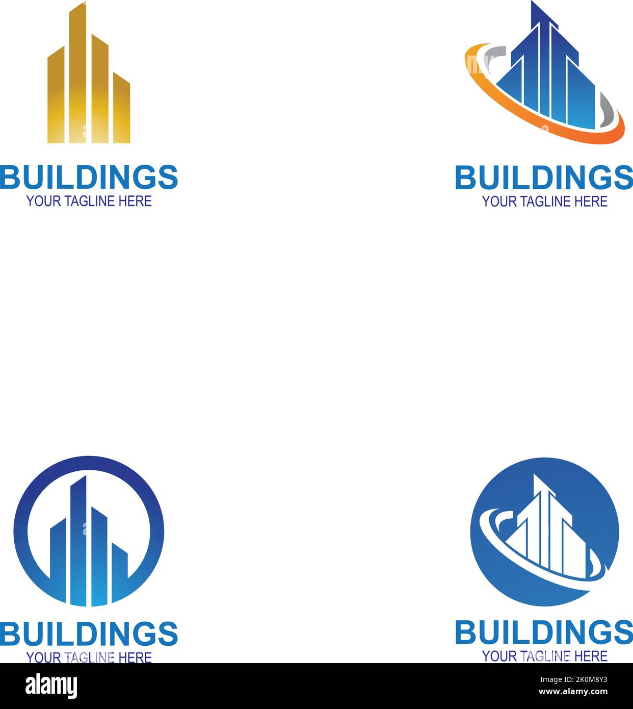 Set of Building and Construction Logo Vector Design. Real Estate Logo ...