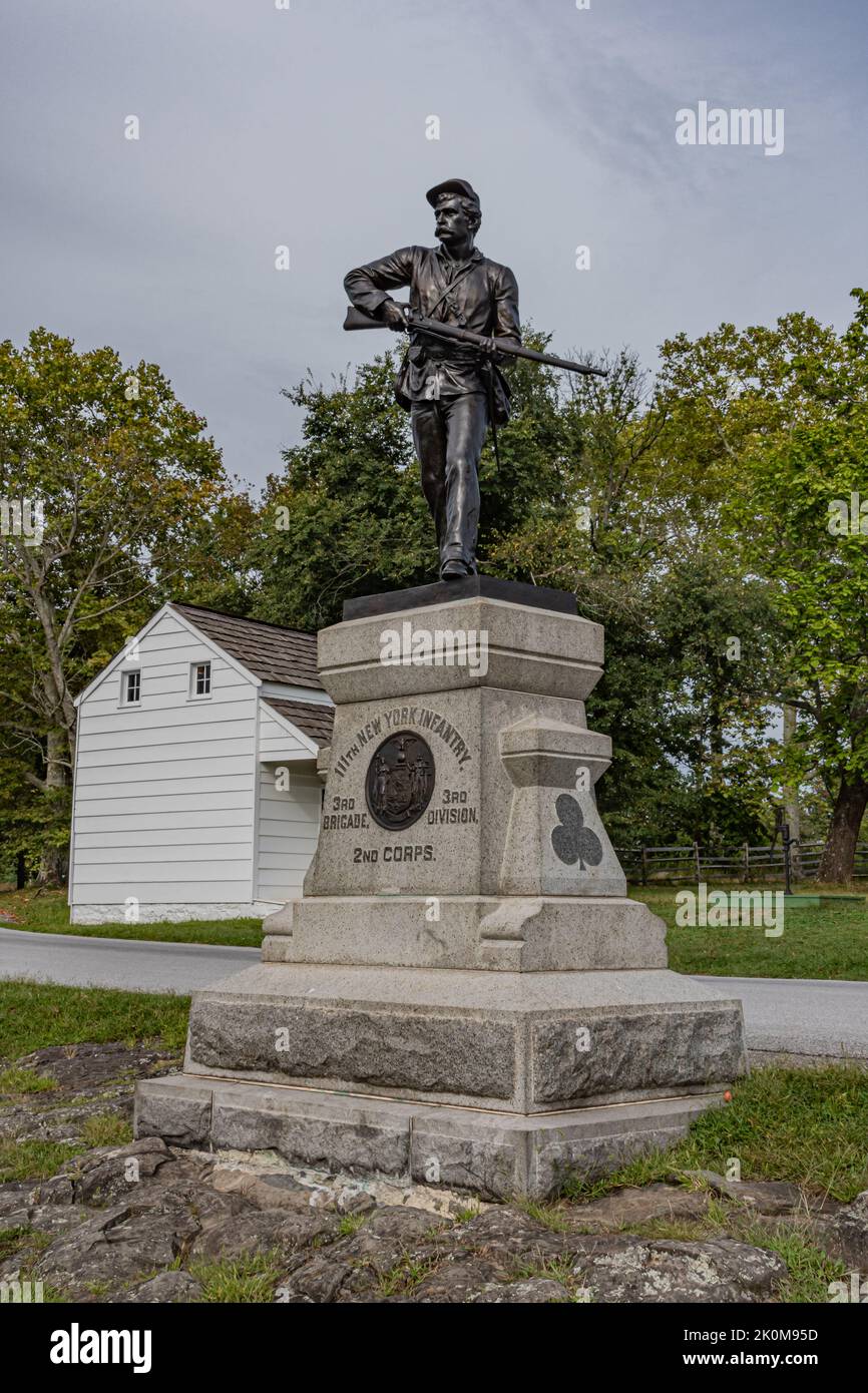 Gettysburg National Military Park, Gettysburg, Pennsylvania Stock Photo ...