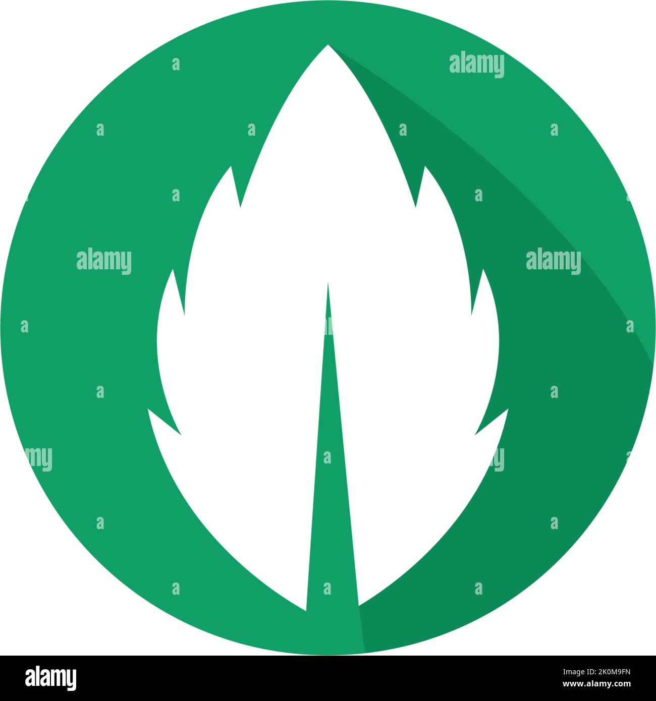 Mint leaves flat vector color icon template Stock Vector Image & Art ...
