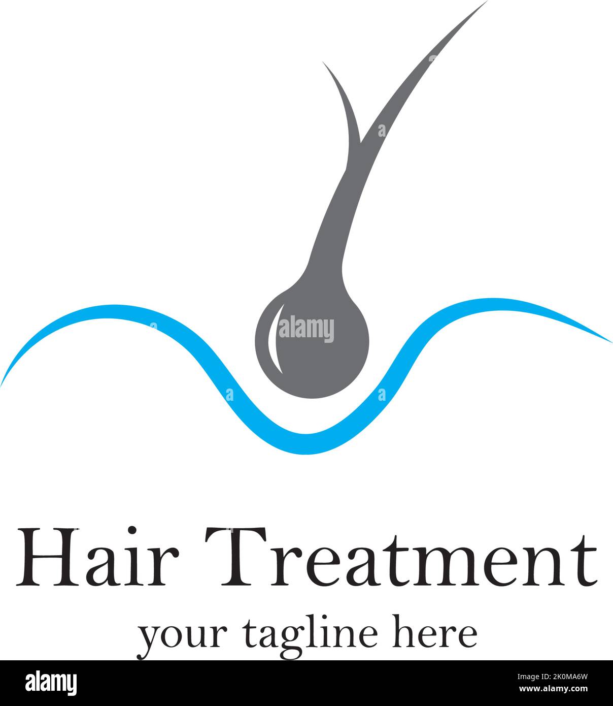 Hair treatment logo vector icon template Stock Vector Image & Art Alamy