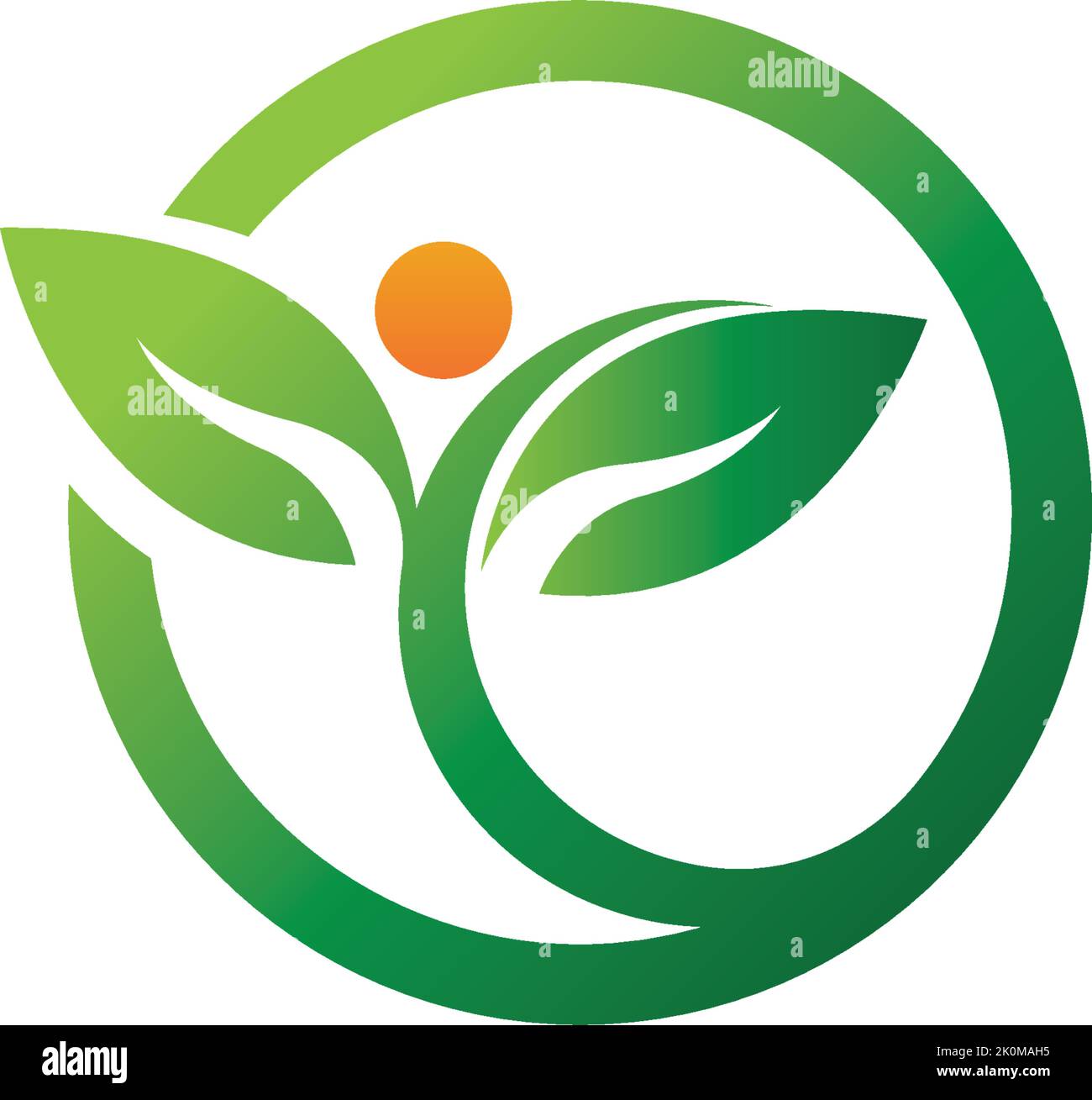 Tree leaf vector logo design eco friendly concept Stock Vector Image ...