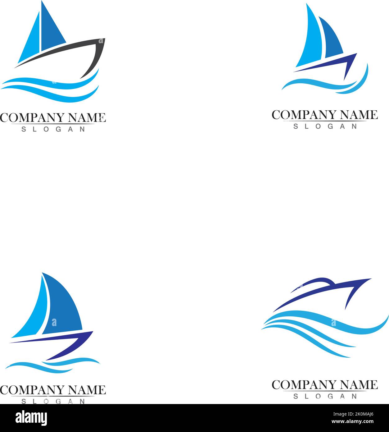 Ocean cruise liner ship silhouette simple linear logo Stock Vector