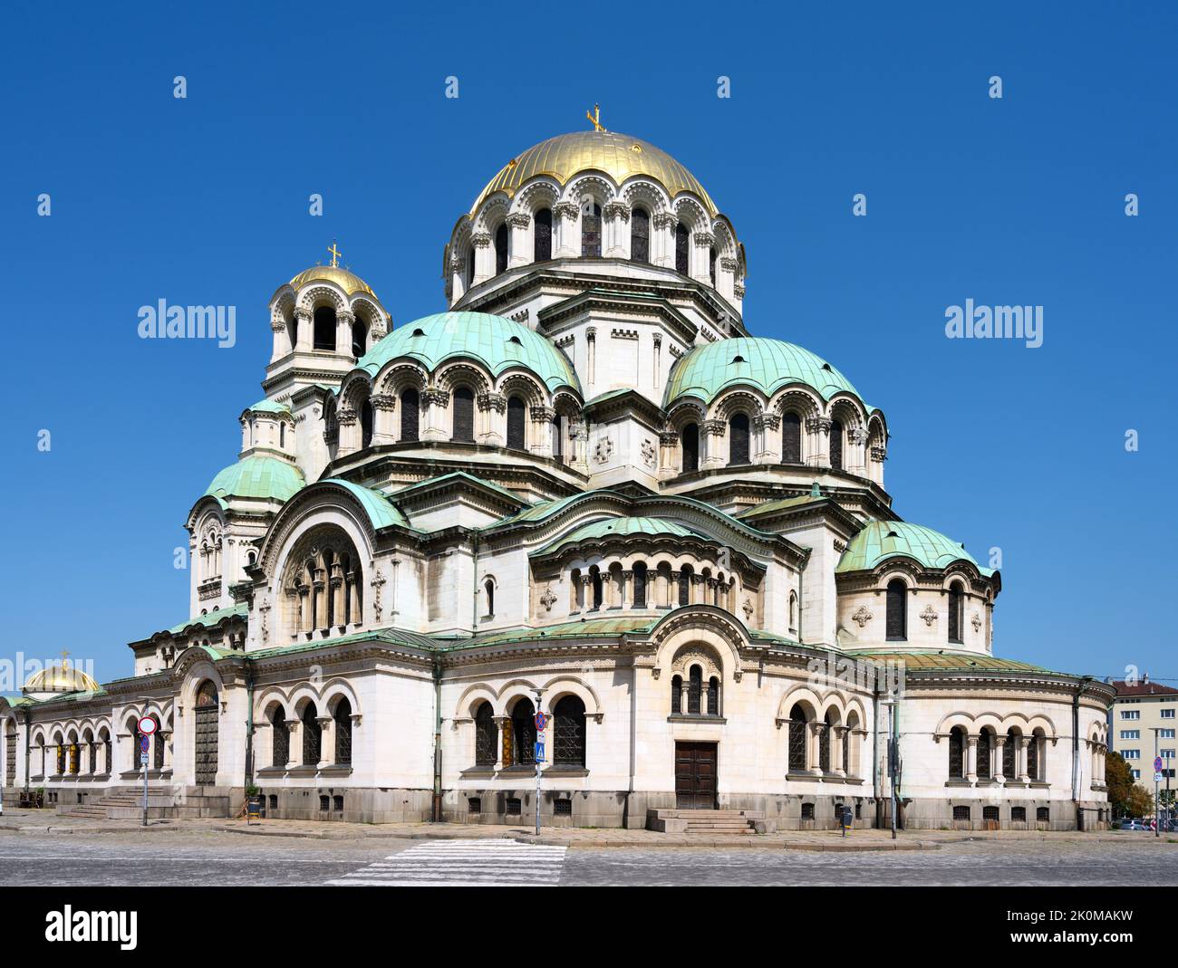 Aleksander Nevski Cathedral, Sofia, Bulgaria Stock Photo