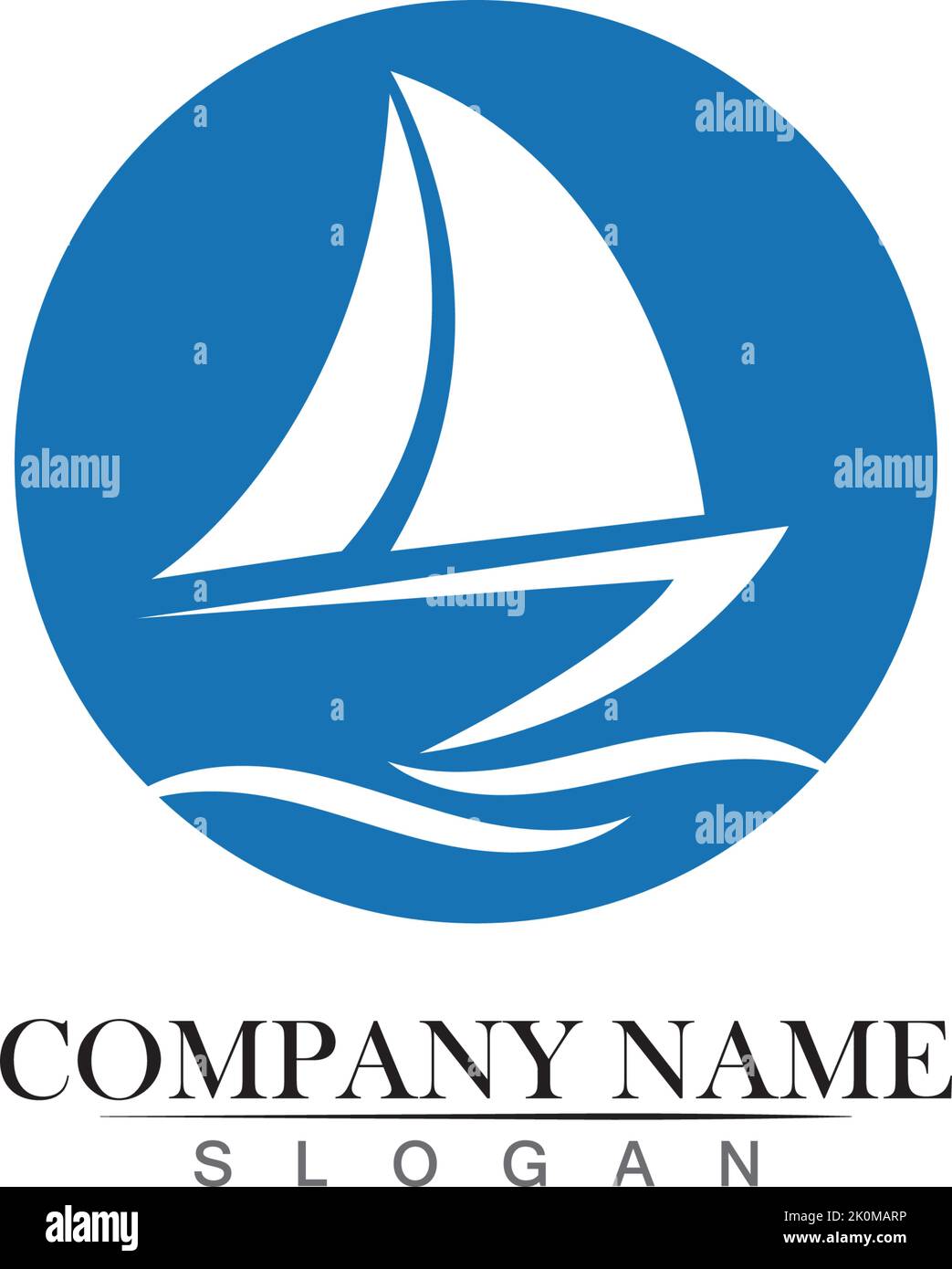 Ocean cruise liner ship silhouette simple linear logo Stock Vector