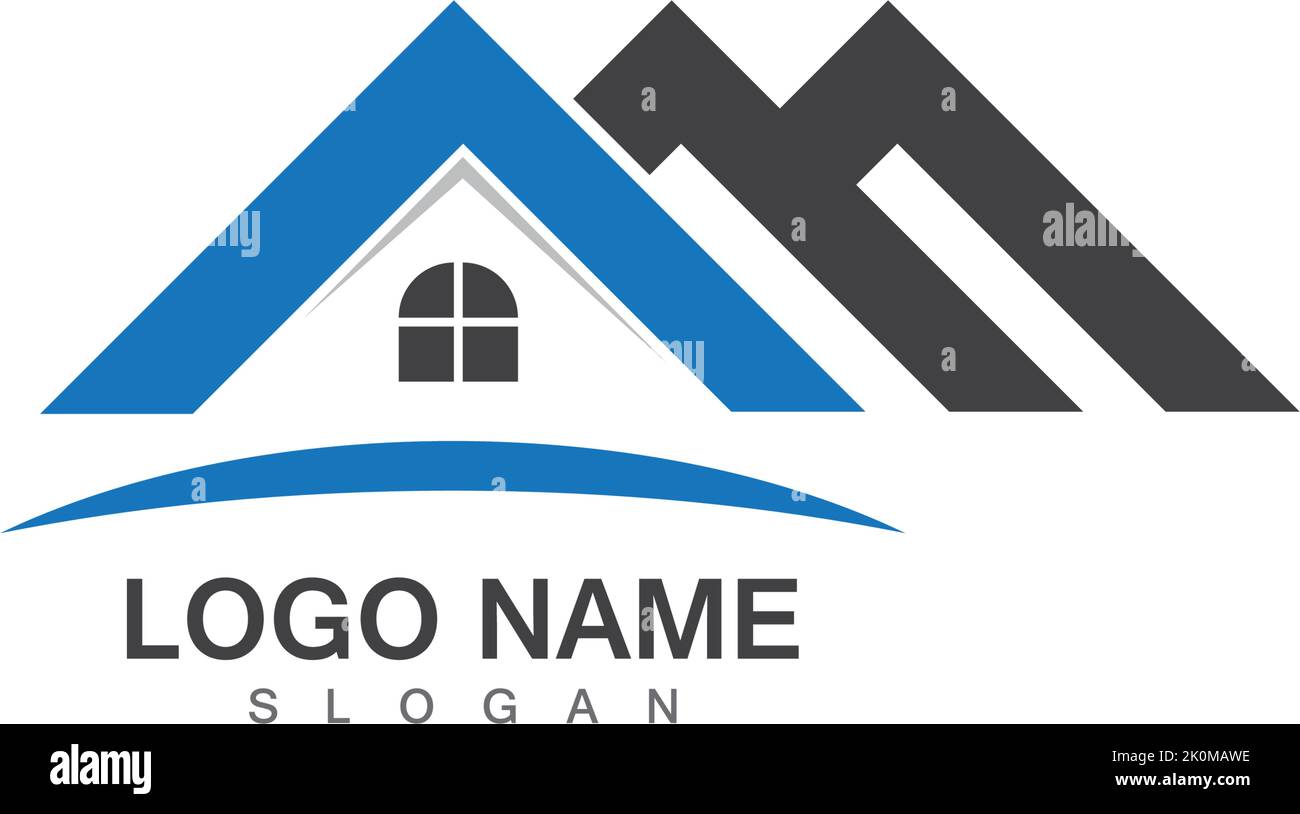 Home logo , Property and Construction Logo design Stock Vector Image ...