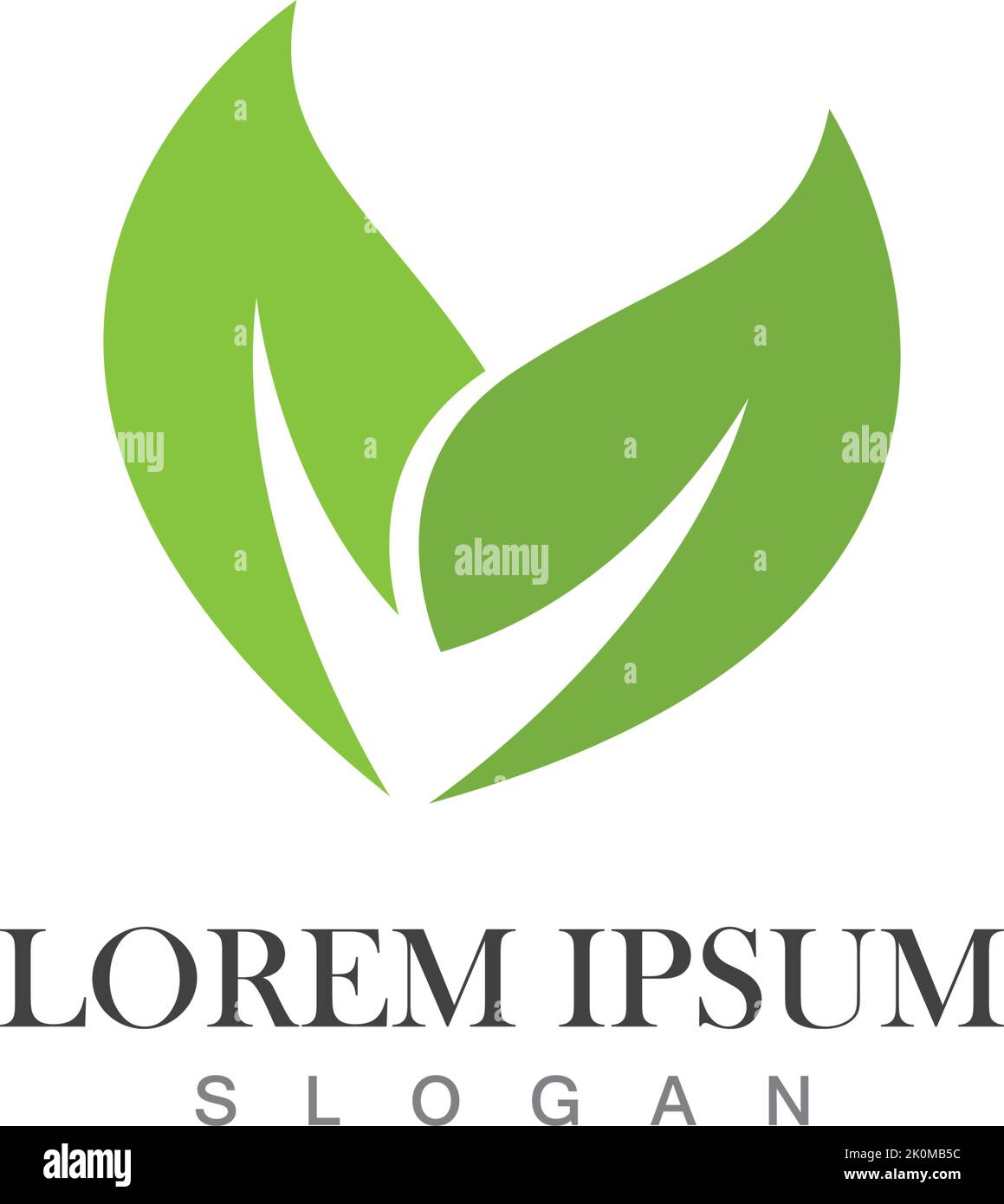 Nature leaf icon logo vector template Stock Vector Image & Art - Alamy