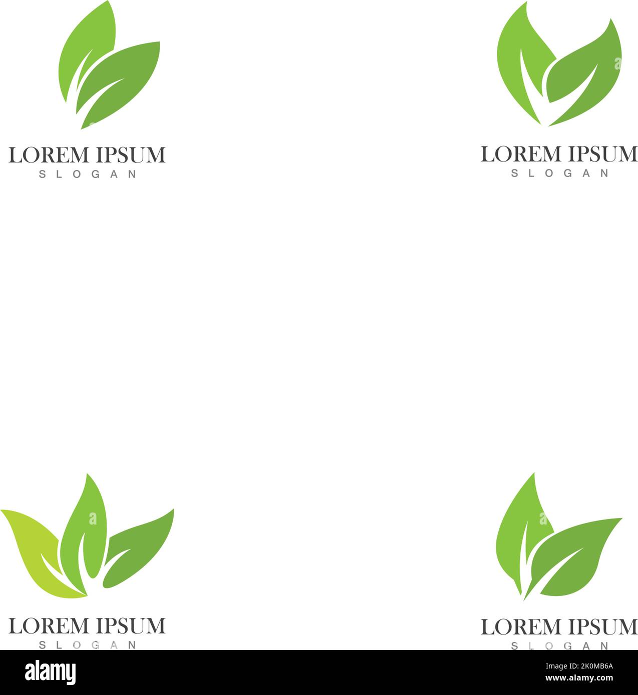 Nature leaf icon logo vector template Stock Vector Image & Art - Alamy