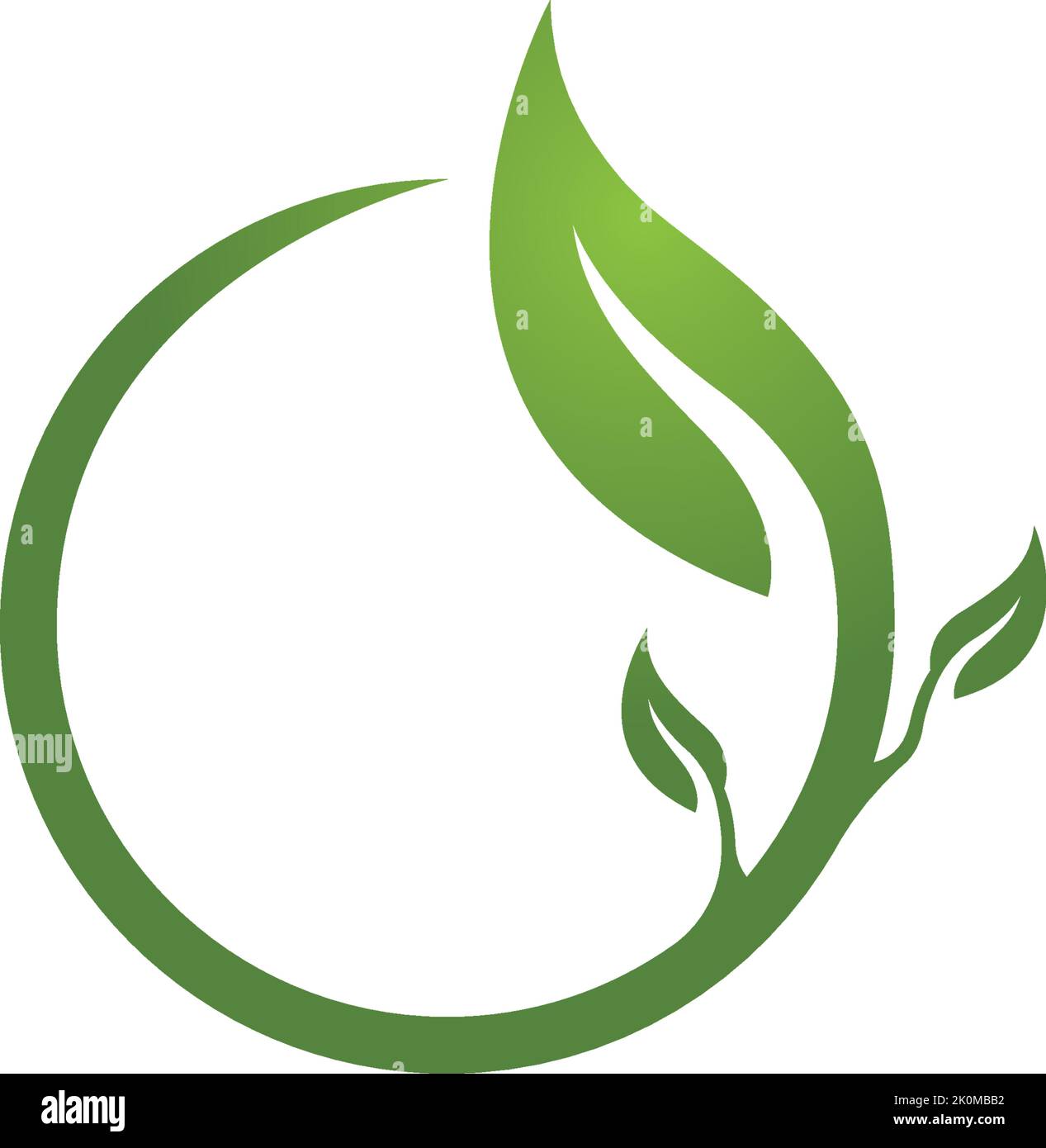 Tree leaf vector logo design eco friendly concept Stock Vector Image ...