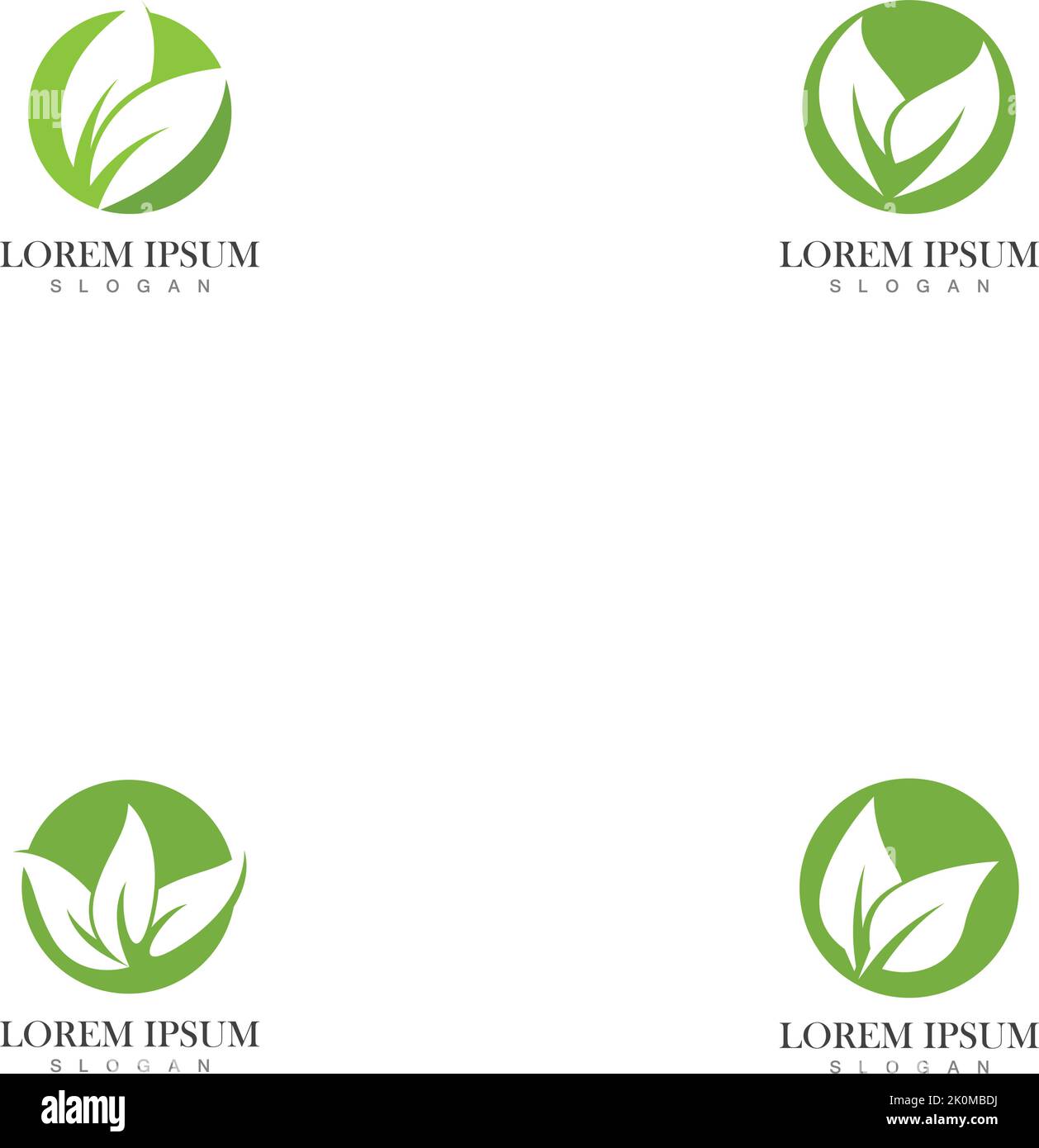 Nature leaf icon logo vector template Stock Vector Image & Art - Alamy