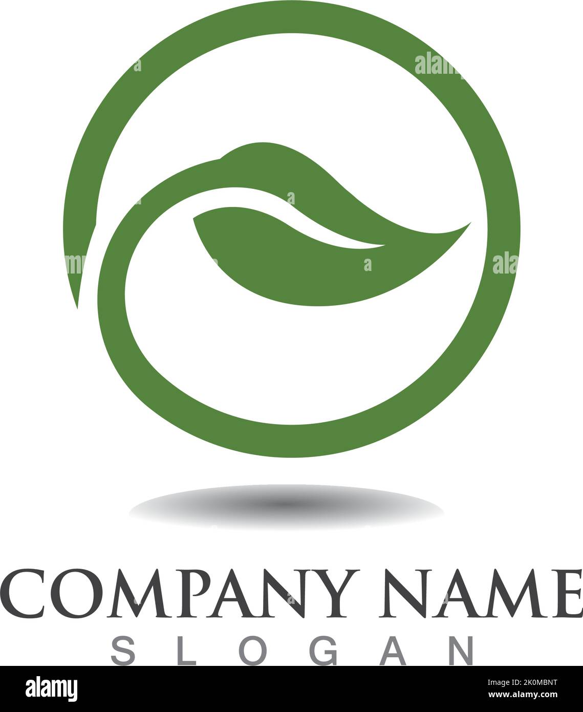 Tree leaf vector logo design eco friendly concept Stock Vector Image ...