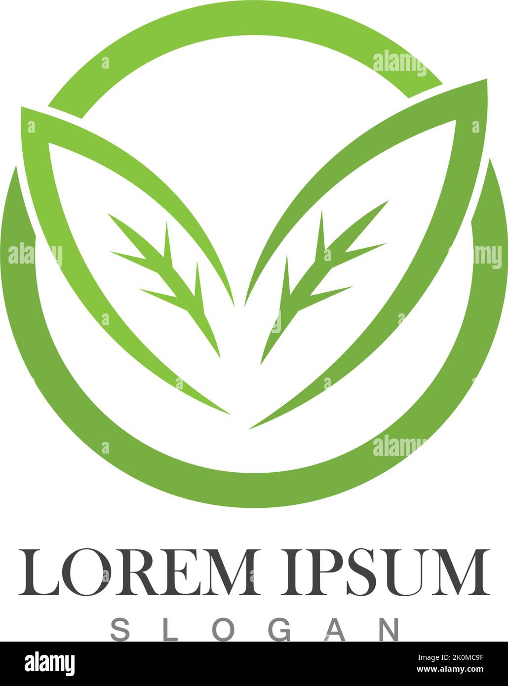 Nature leaf icon logo vector template Stock Vector Image & Art - Alamy