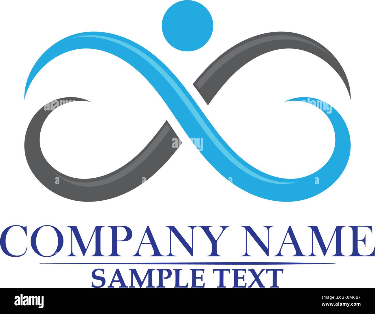 Infinity people Adoption and community care Logo template vector Stock Vector