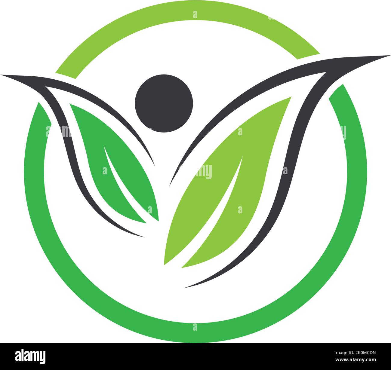 Tree leaf vector logo design eco friendly concept Stock Vector Image ...