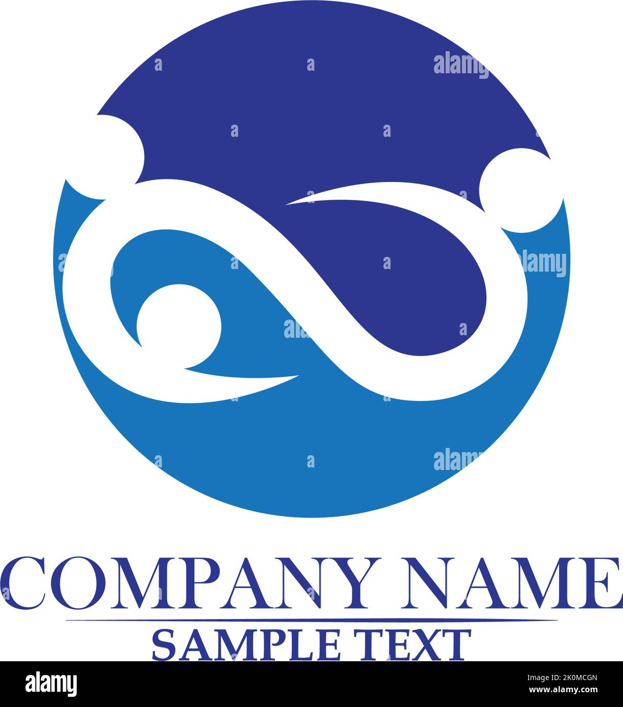 Infinity people Adoption and community care Logo template vector Stock Vector