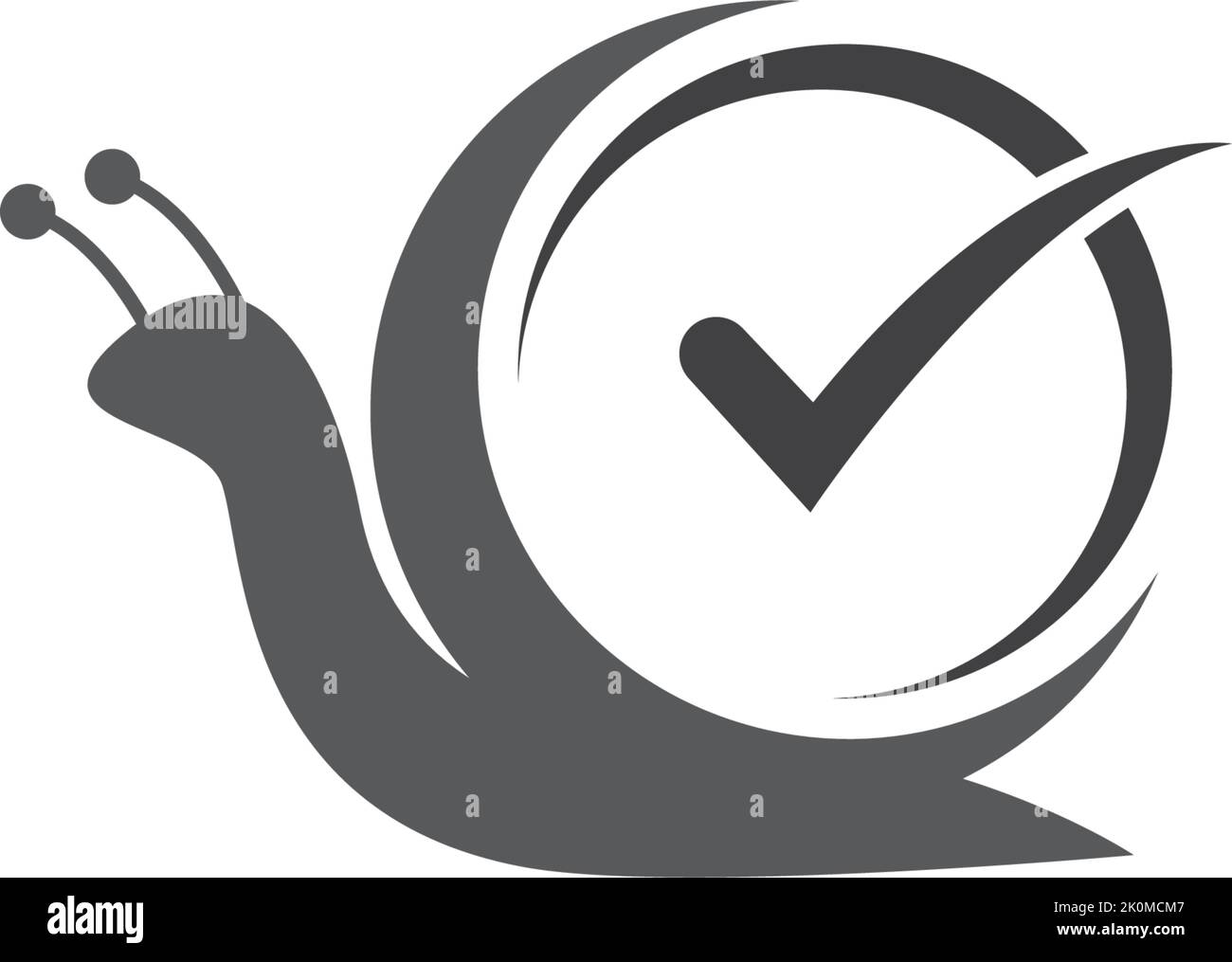 snail logo template vector icon illustration design Stock Vector