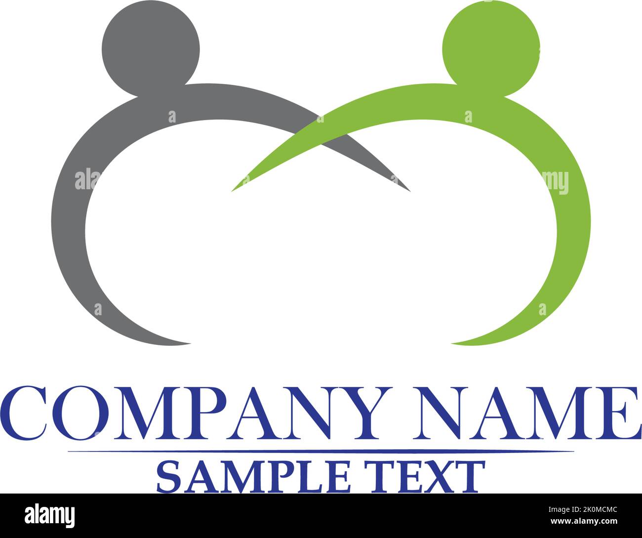 Infinity people Adoption and community care Logo template vector Stock Vector